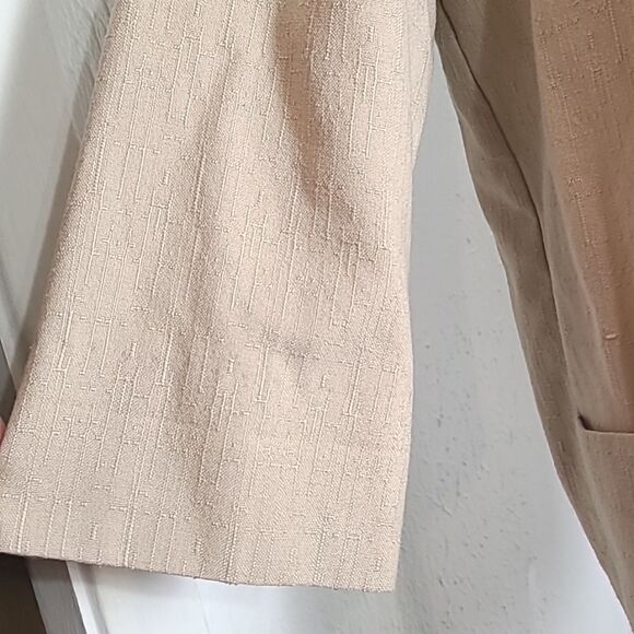 Joanna Vintage Beige Suit Jacket, Size Medium - Picture 6 of 11